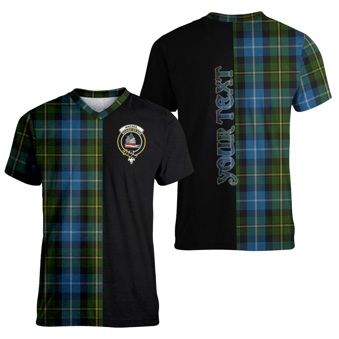 Printivon MacNeil of Barra Tartan Personalize Half T shirt