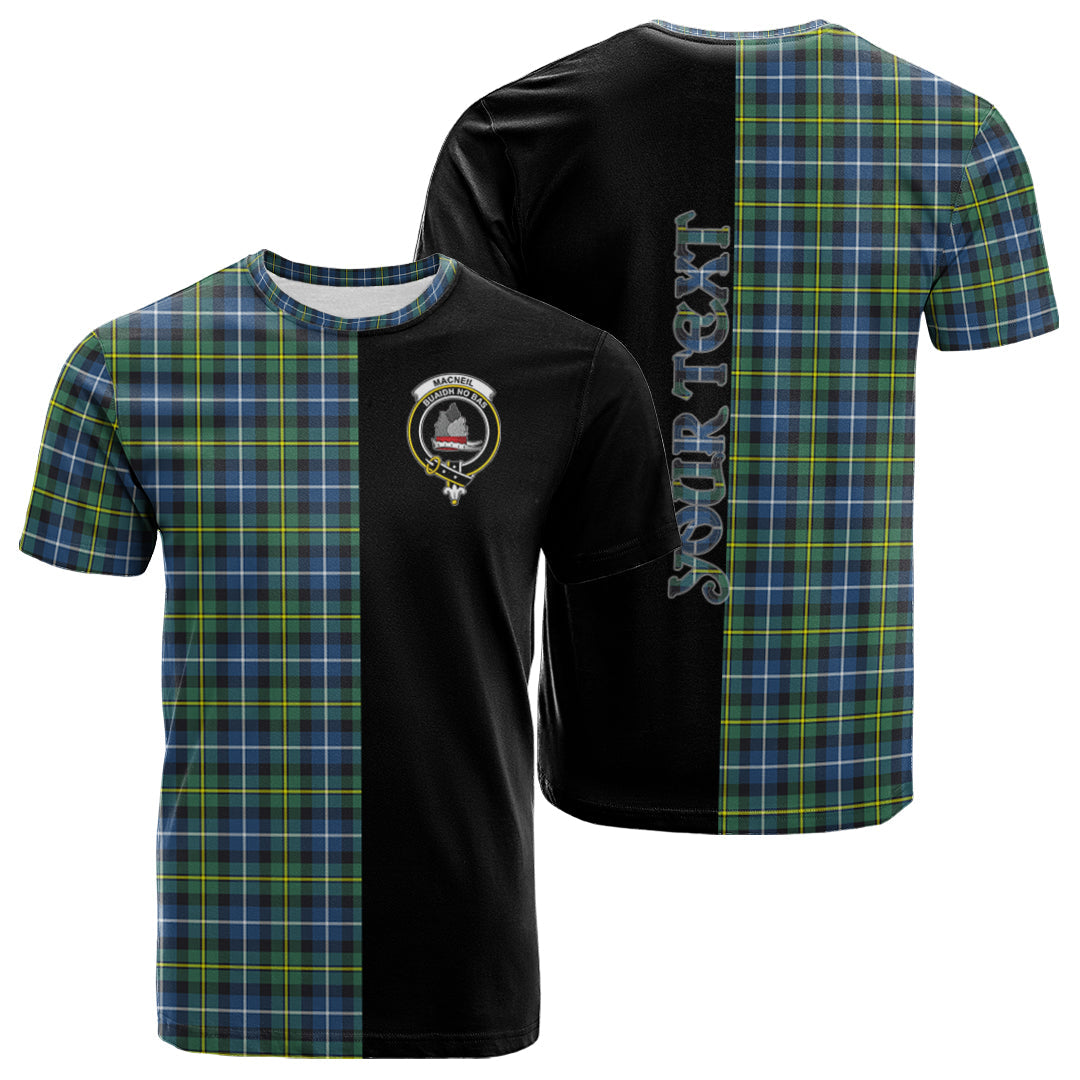 Printivon MacNeil of Barra Ancient Tartan Personalize Half T shirt
