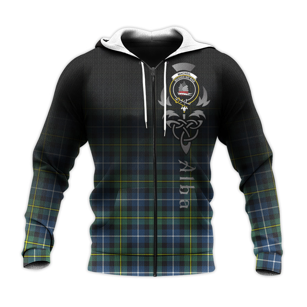 Printivon Macneil Of Barra Ancient Tartan Crest Alba Celtic Hoodie