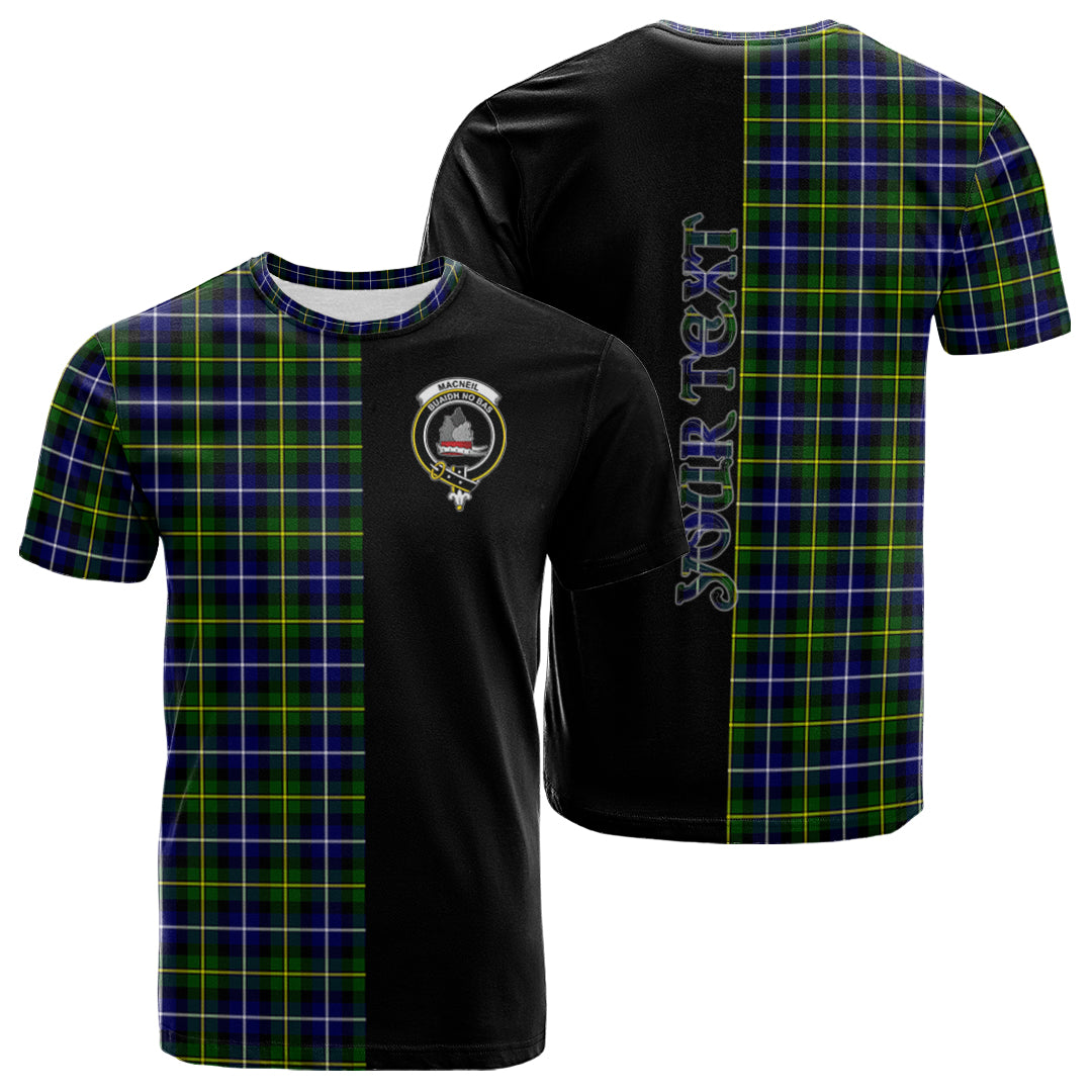 Printivon MacNeil of Barra Modern Tartan Personalize Half T shirt