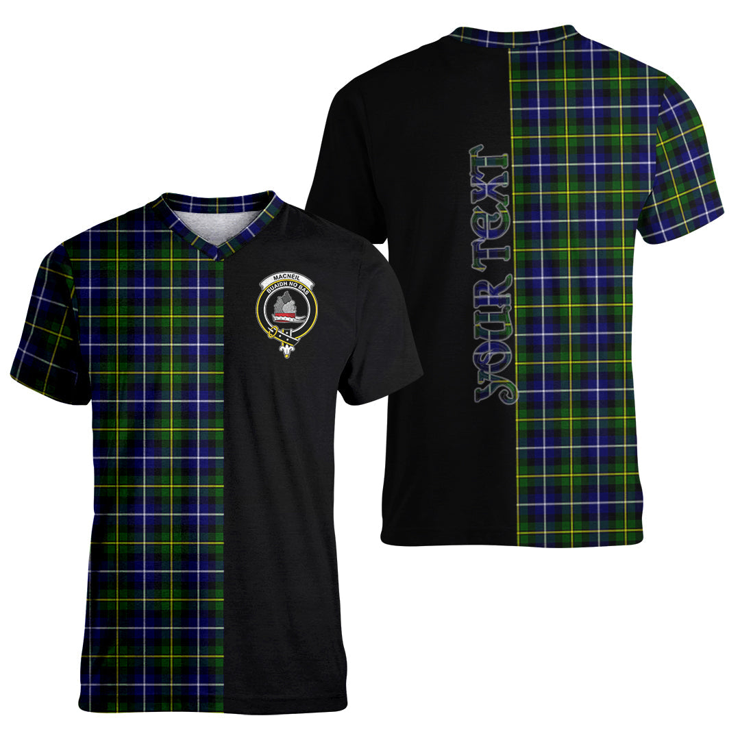 Printivon MacNeil of Barra Modern Tartan Personalize Half T shirt