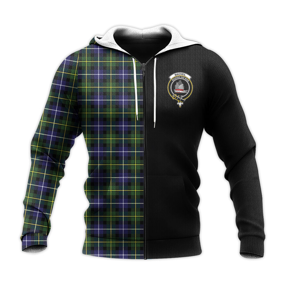 Printivon Macneil Of Barra Modern Tartan Personalize Half Hoodie
