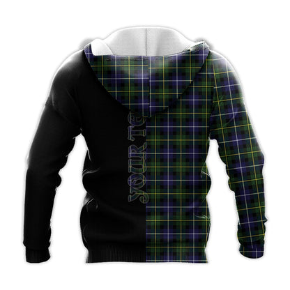 Printivon Macneil Of Barra Modern Tartan Personalize Half Hoodie