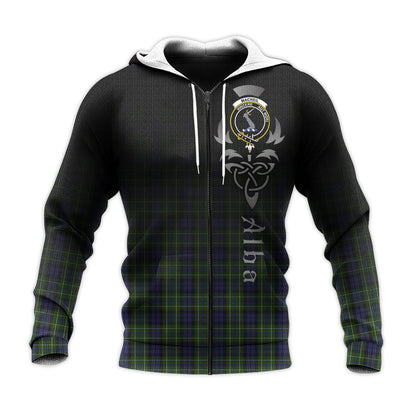 Printivon Macneil Of Colonsay Tartan Crest Alba Celtic Hoodie