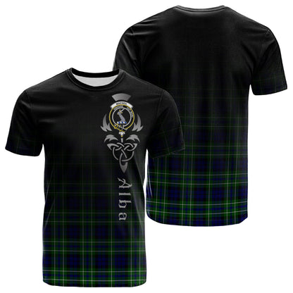 Printivon MacNeil of Colonsay Modern Tartan Crest Alba Celtic T Shirt