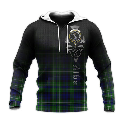 Printivon Macneil Of Colonsay Modern Tartan Crest Alba Celtic Hoodie