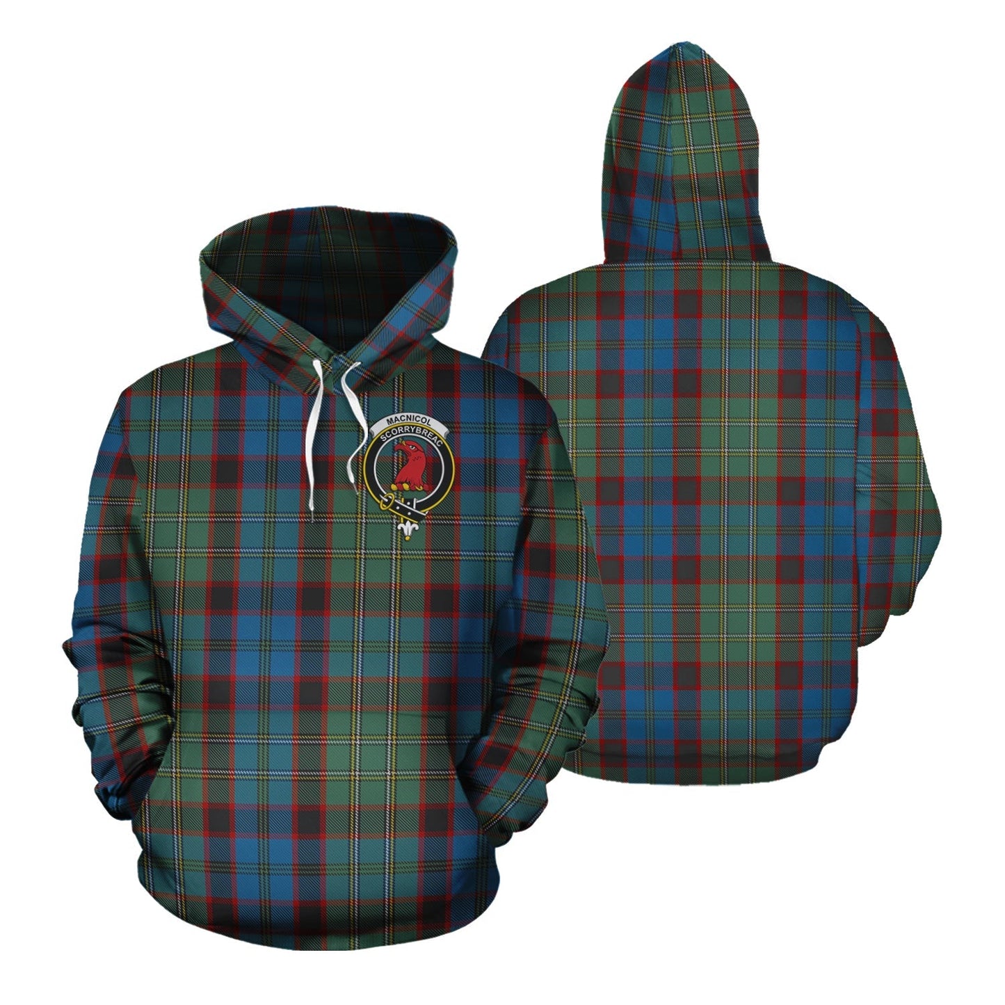 Printivon Macnicol Hunting Tartan Hoodie