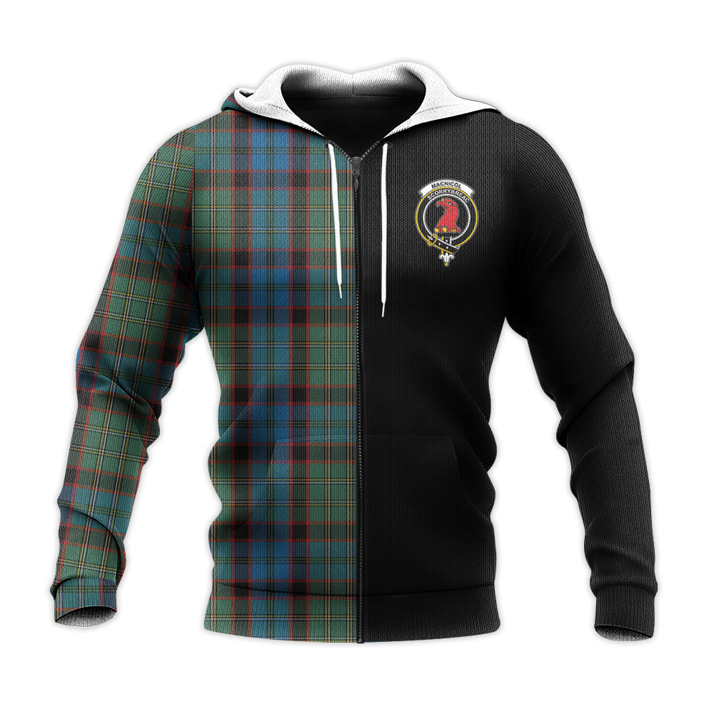 Printivon Macnicol Hunting Tartan Personalize Half Hoodie