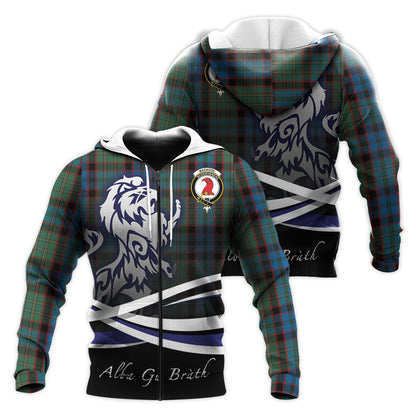 Printivon Macnicol Hunting Tartan Scottish Lion Hoodie