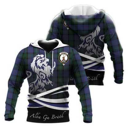 Printivon Macphail Hunting Tartan Scottish Lion Hoodie