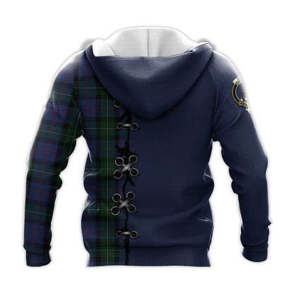 Printivon Macphail Hunting Tartan Hoodie Lion Rampant And Celtic Thistle Style