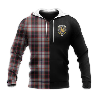 Printivon Macpherson Tartan Personalize Half Hoodie
