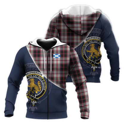 Printivon Macpherson Tartan Scottish Crest Hoodie