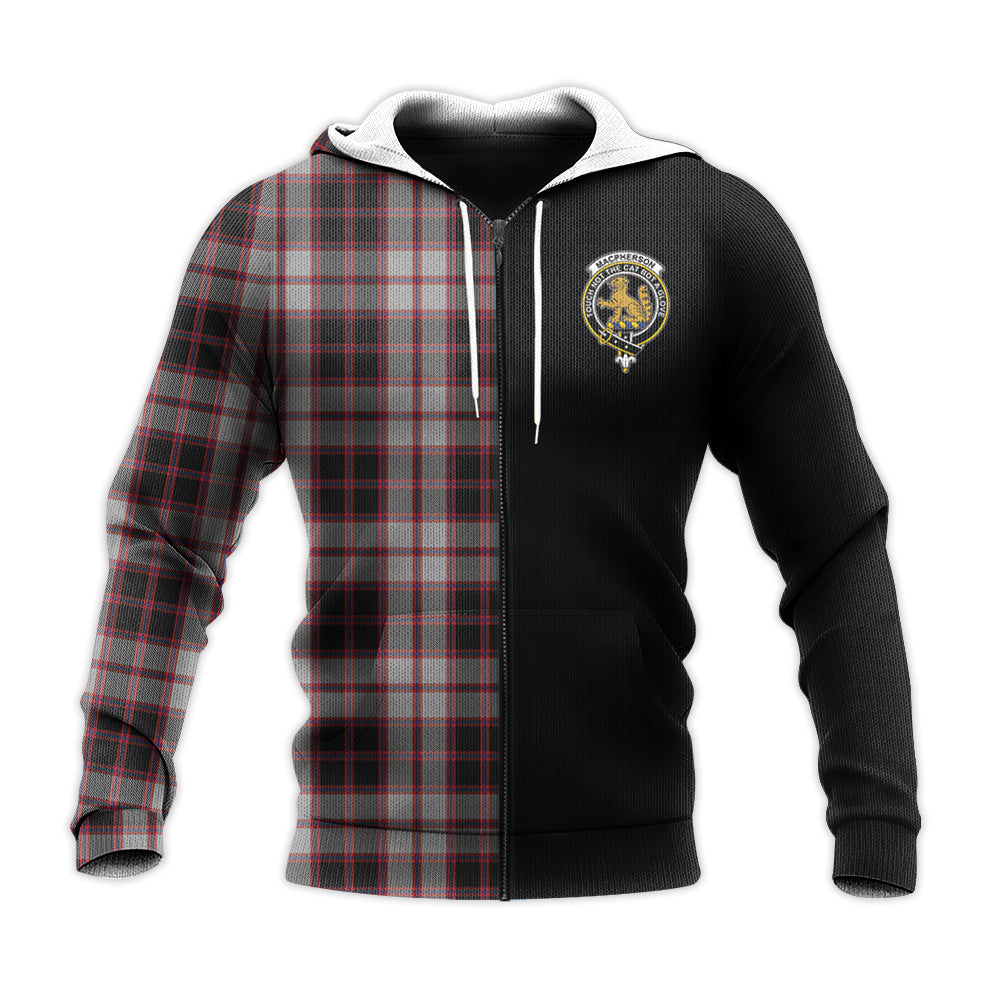 Printivon Macpherson Tartan Personalize Half Hoodie
