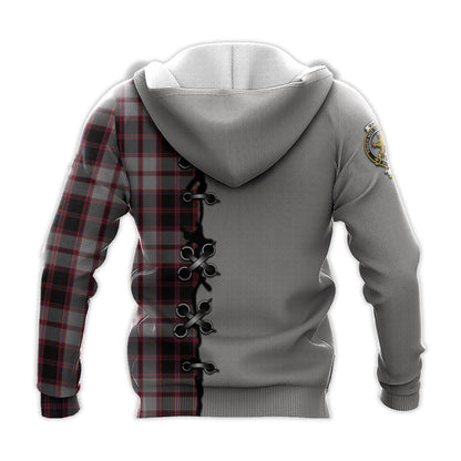 Printivon Macpherson Tartan Hoodie Lion Rampant And Celtic Thistle Style