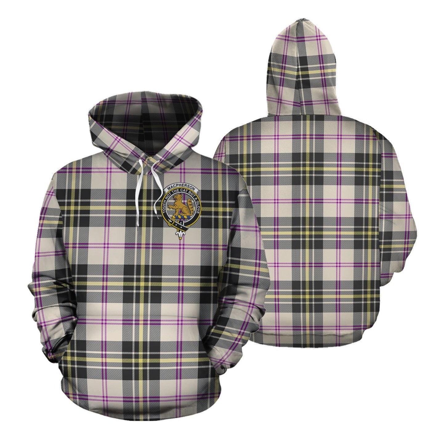 Printivon Macpherson Dress Ancient Tartan Hoodie