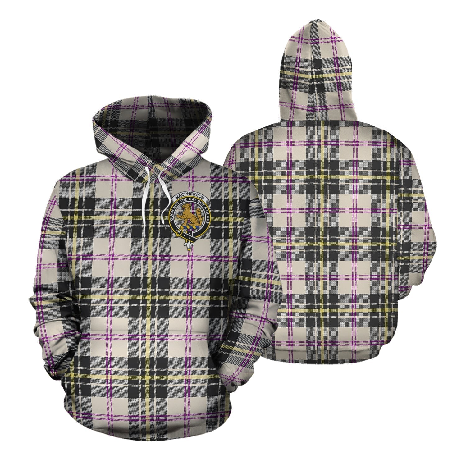 Printivon Macpherson Dress Ancient Tartan Hoodie