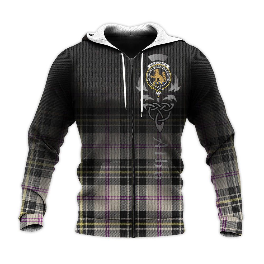 Printivon Macpherson Dress Ancient Tartan Crest Alba Celtic Hoodie
