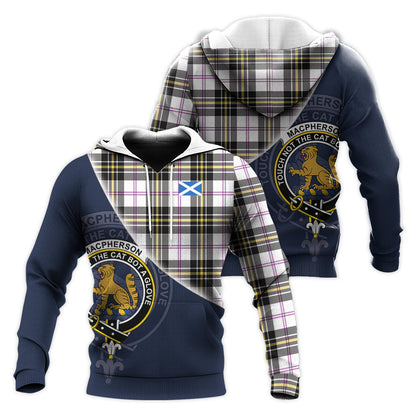 Printivon Macpherson Dress Modern Tartan Scottish Crest Hoodie