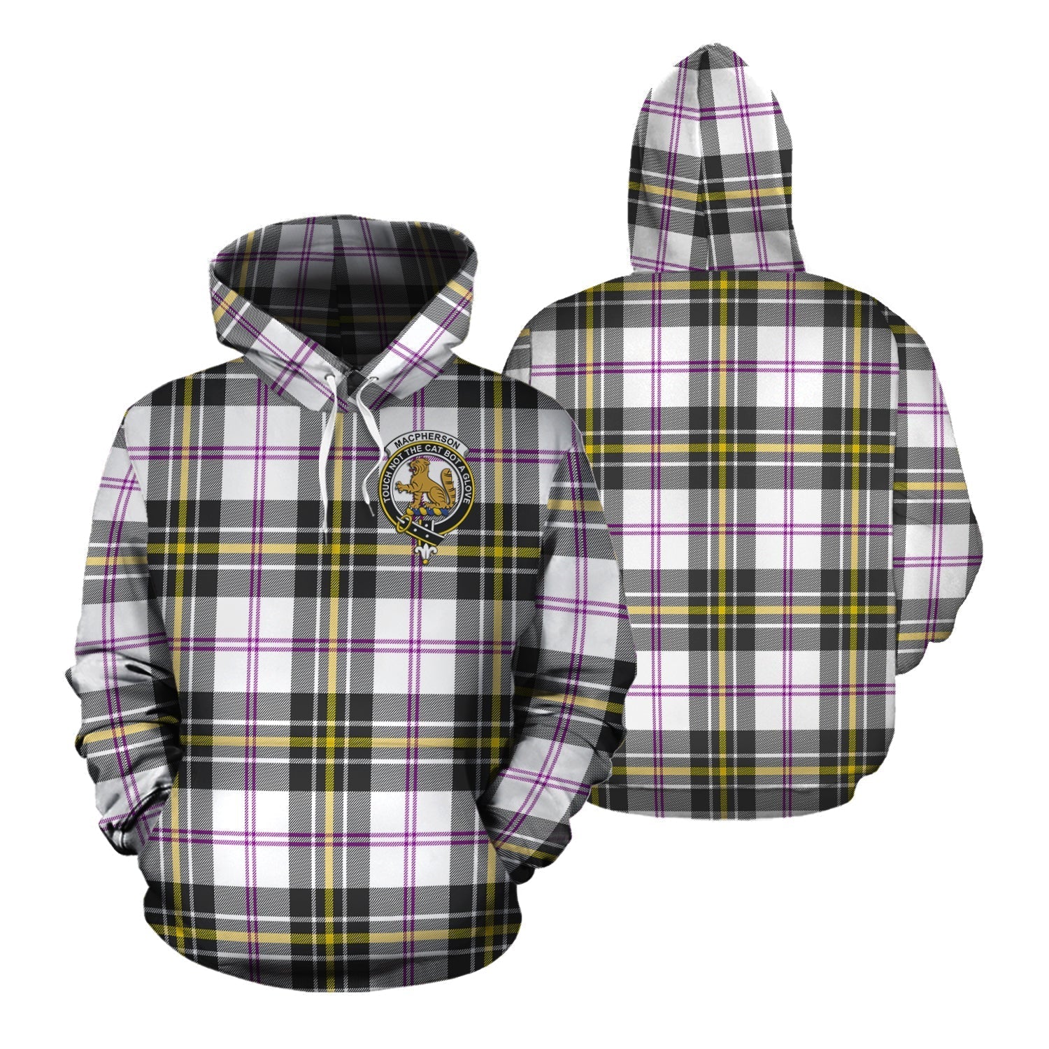 Printivon Macpherson Dress Modern Tartan Hoodie