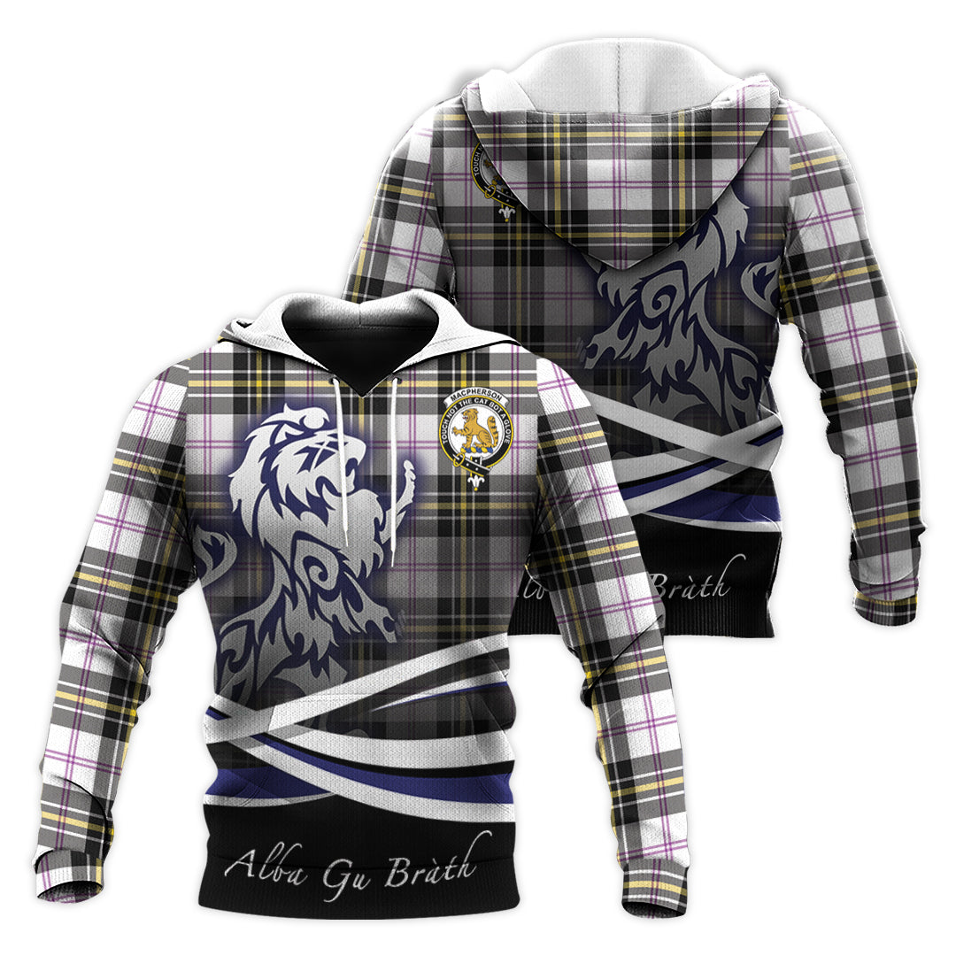 Printivon Macpherson Dress Modern Tartan Scottish Lion Hoodie
