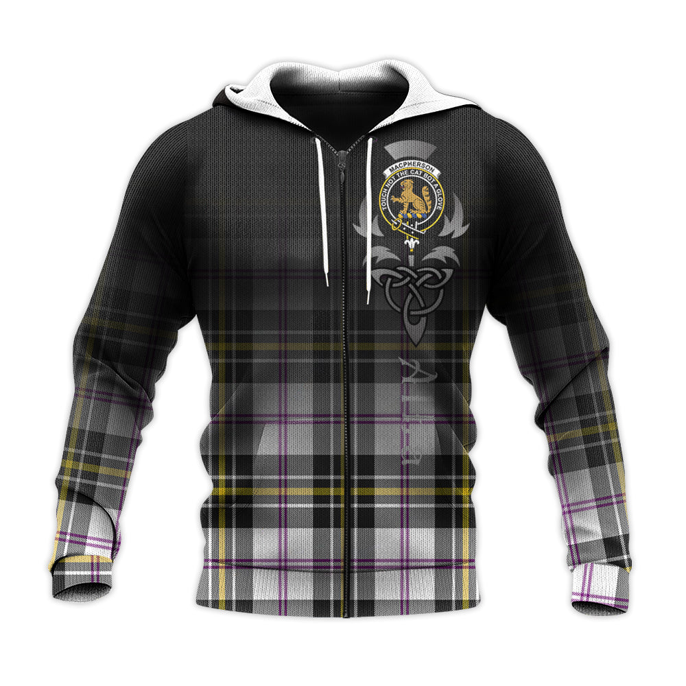 Printivon Macpherson Dress Modern Tartan Crest Alba Celtic Hoodie
