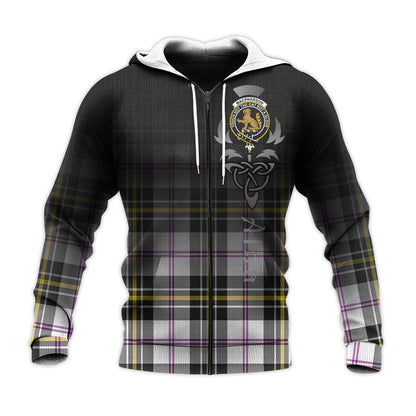 Printivon Macpherson Dress Modern Tartan Crest Alba Celtic Hoodie