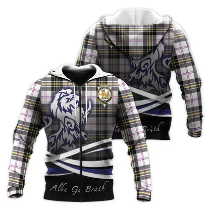 Printivon Macpherson Dress Modern Tartan Scottish Lion Hoodie