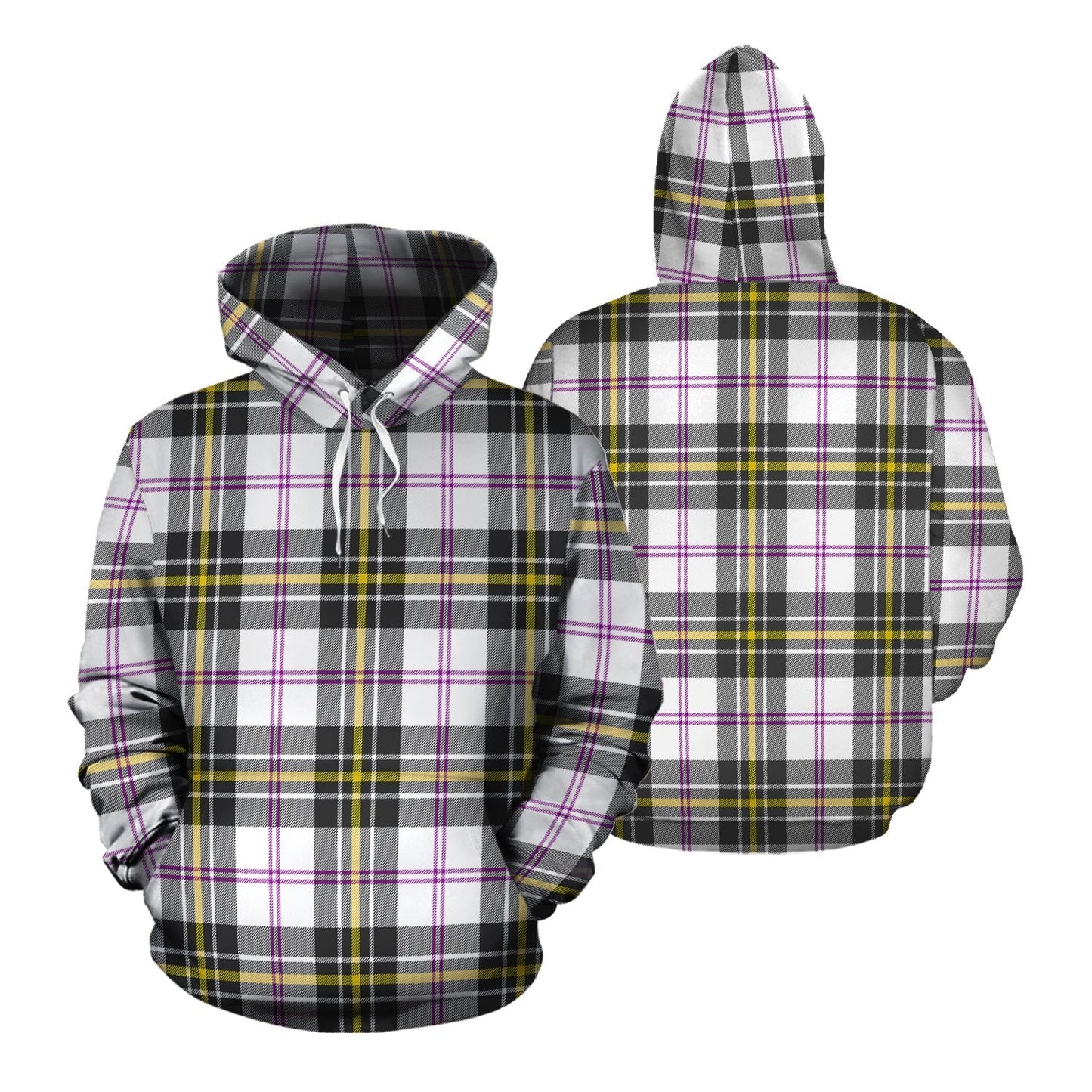 Printivon Macpherson Dress Modern Tartan Hoodie