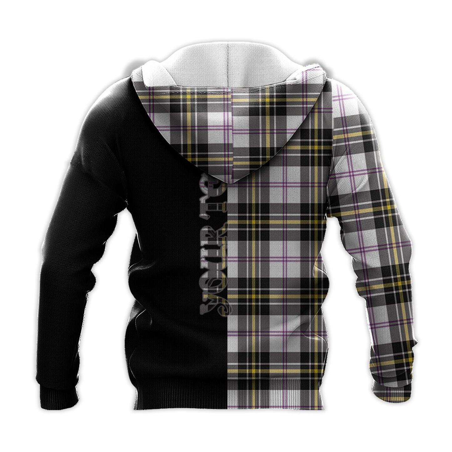Printivon Macpherson Dress Modern Tartan Personalize Half Hoodie