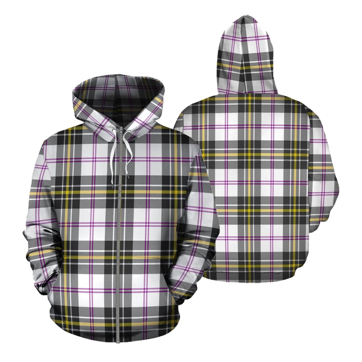 Printivon Macpherson Dress Modern Tartan Hoodie