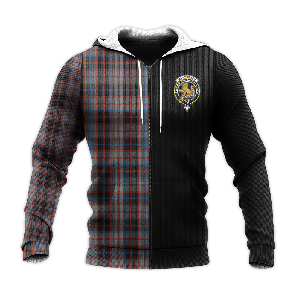 Printivon Macpherson Hunting Tartan Personalize Half Hoodie