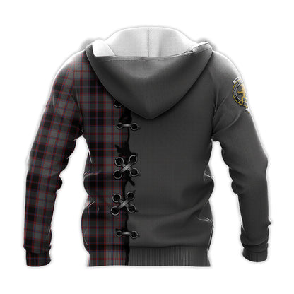 Printivon Macpherson Hunting Tartan Hoodie Lion Rampant And Celtic Thistle Style