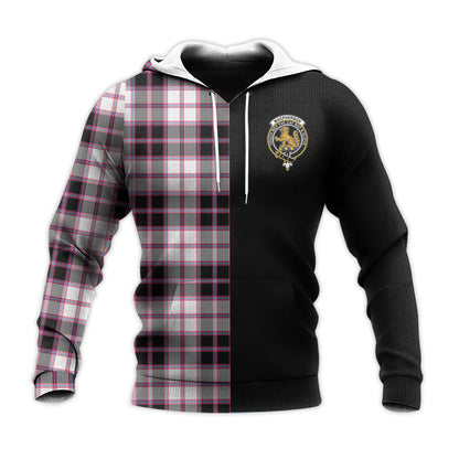 Printivon Macpherson Hunting Modern Tartan Personalize Half Hoodie