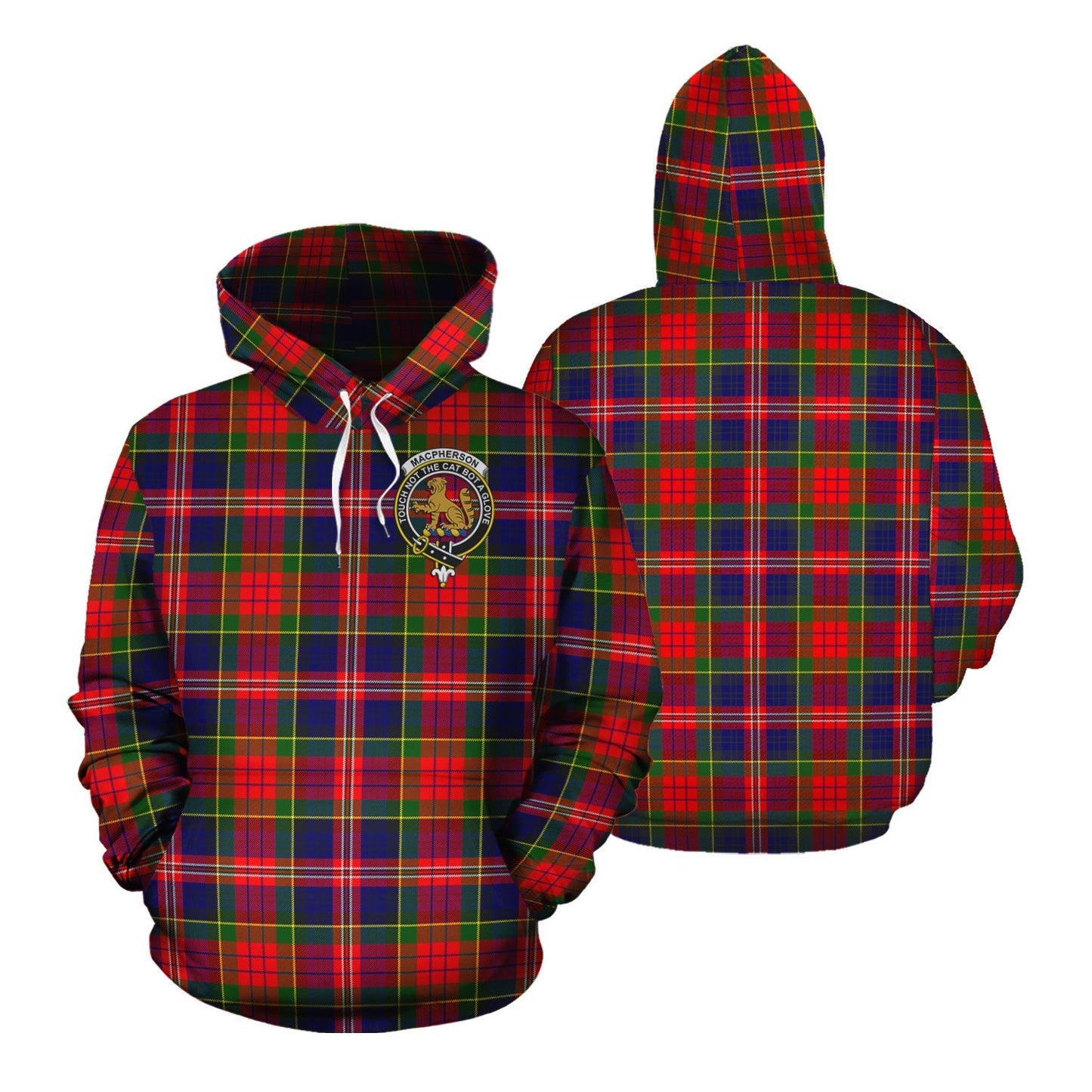 Printivon Macpherson Modern Tartan Hoodie