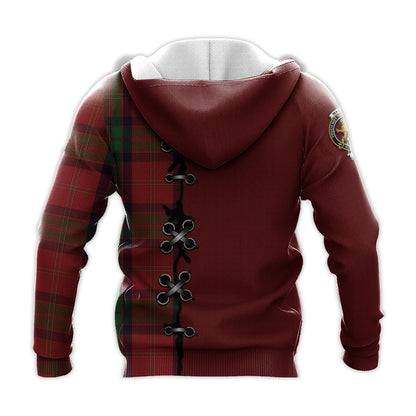 Printivon Macpherson Of Cluny Tartan Hoodie Lion Rampant And Celtic Thistle Style