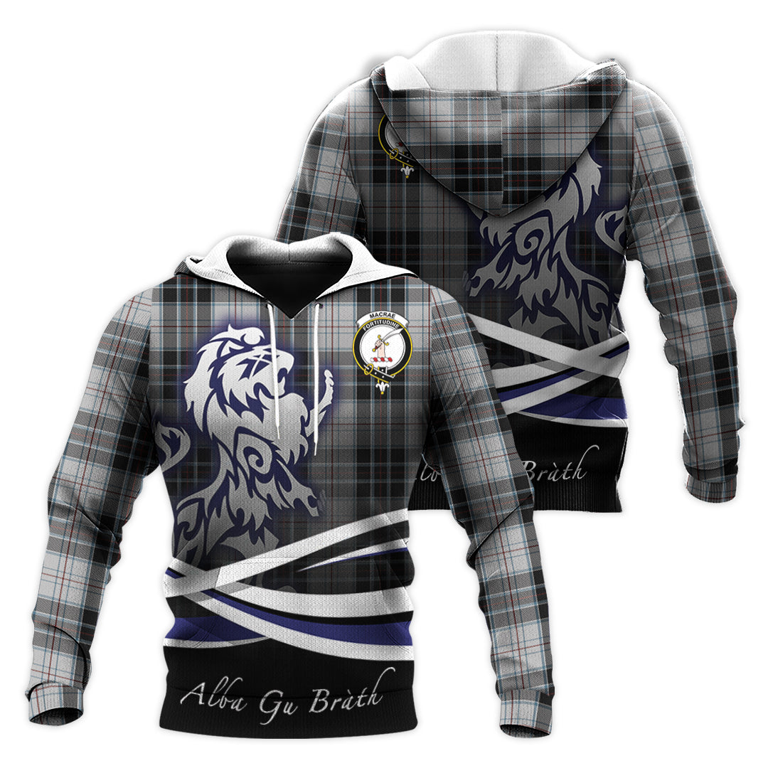 Printivon Macrae Dress Tartan Scottish Lion Hoodie