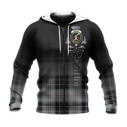Printivon Macrae Dress Tartan Crest Alba Celtic Hoodie