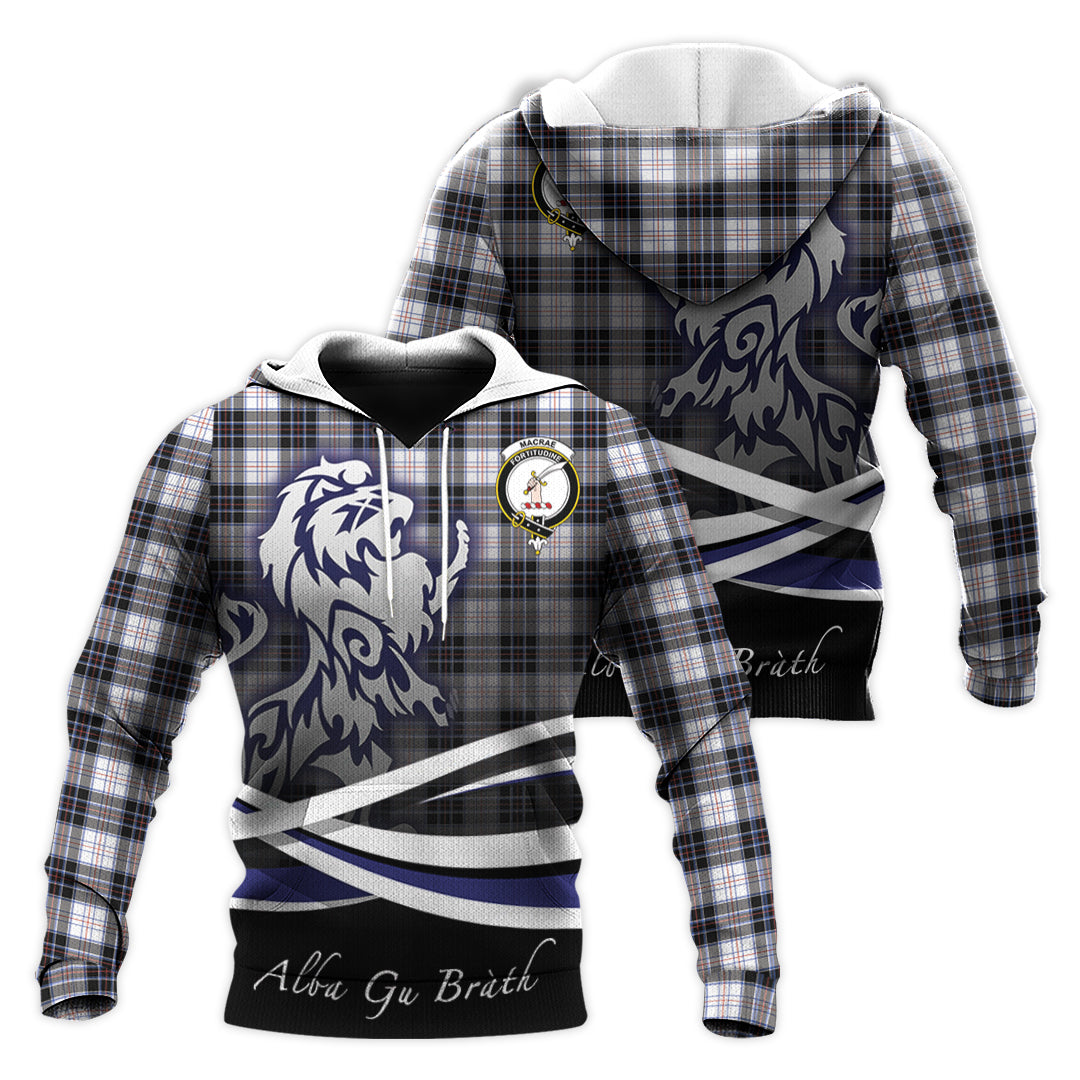 Printivon Macrae Dress Modern Tartan Scottish Lion Hoodie