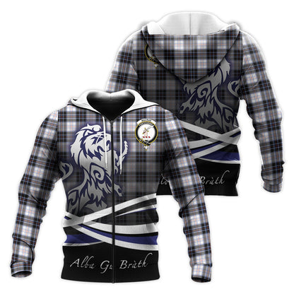 Printivon Macrae Dress Modern Tartan Scottish Lion Hoodie