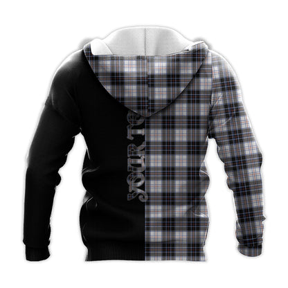Printivon Macrae Dress Modern Tartan Personalize Half Hoodie