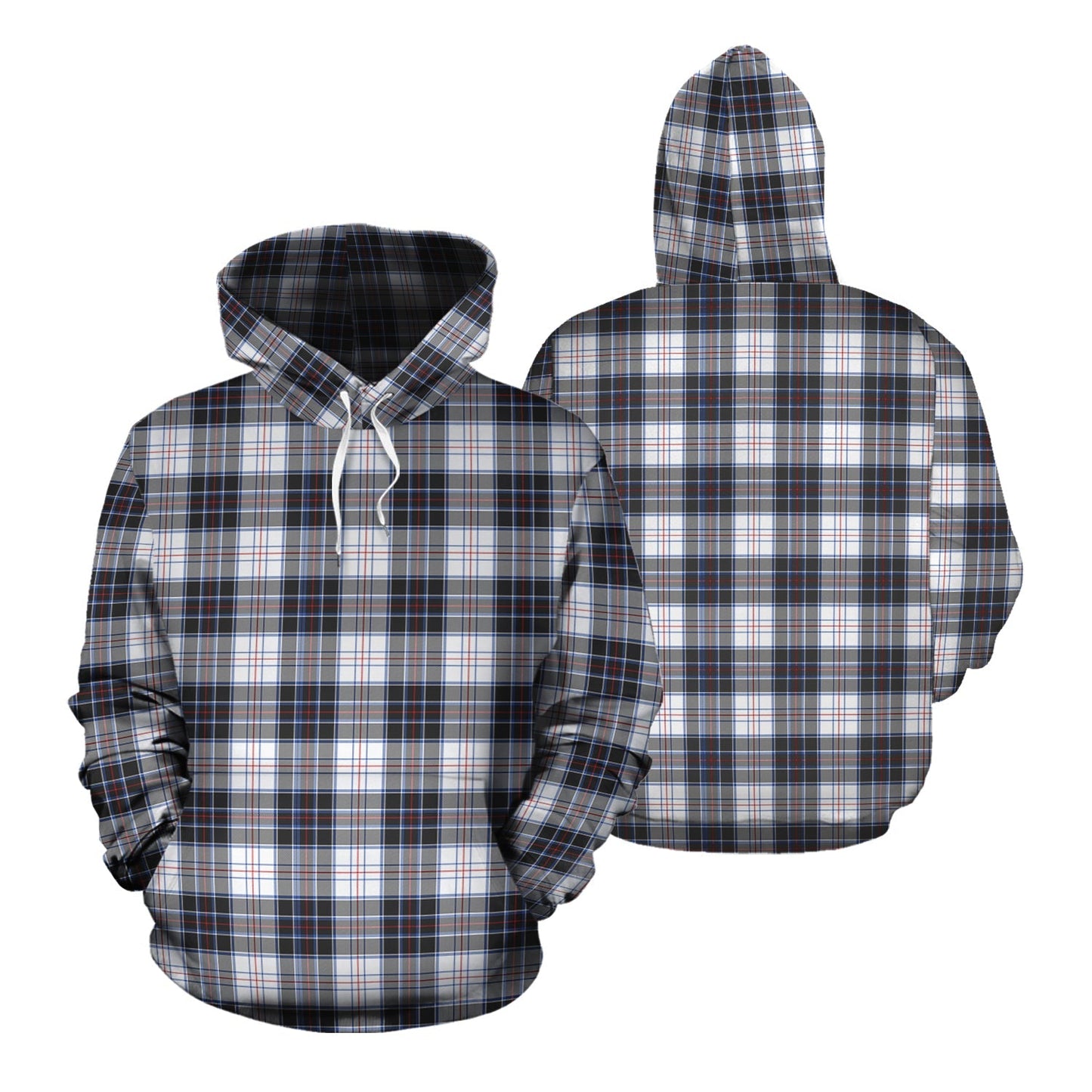 Printivon Macrae Dress Modern Tartan Hoodie