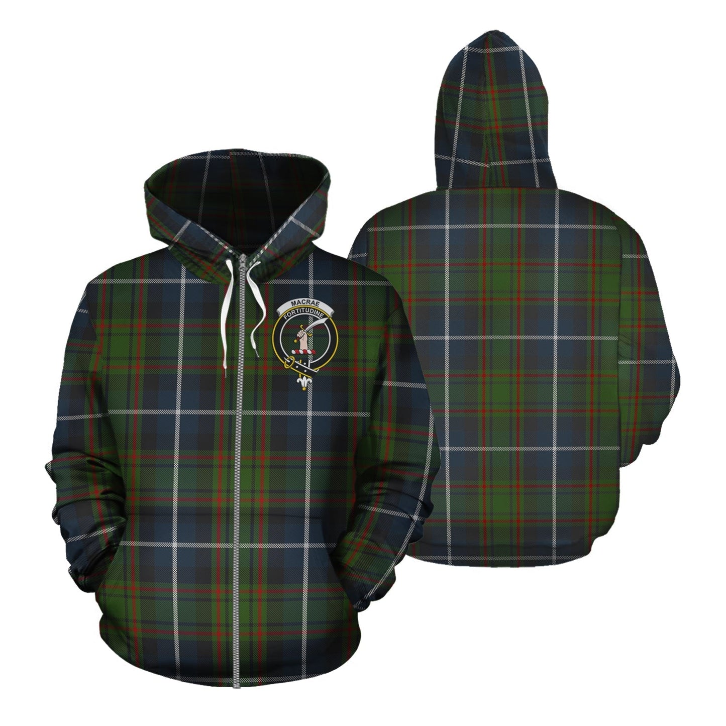 Printivon Macrae Hunting Tartan Hoodie