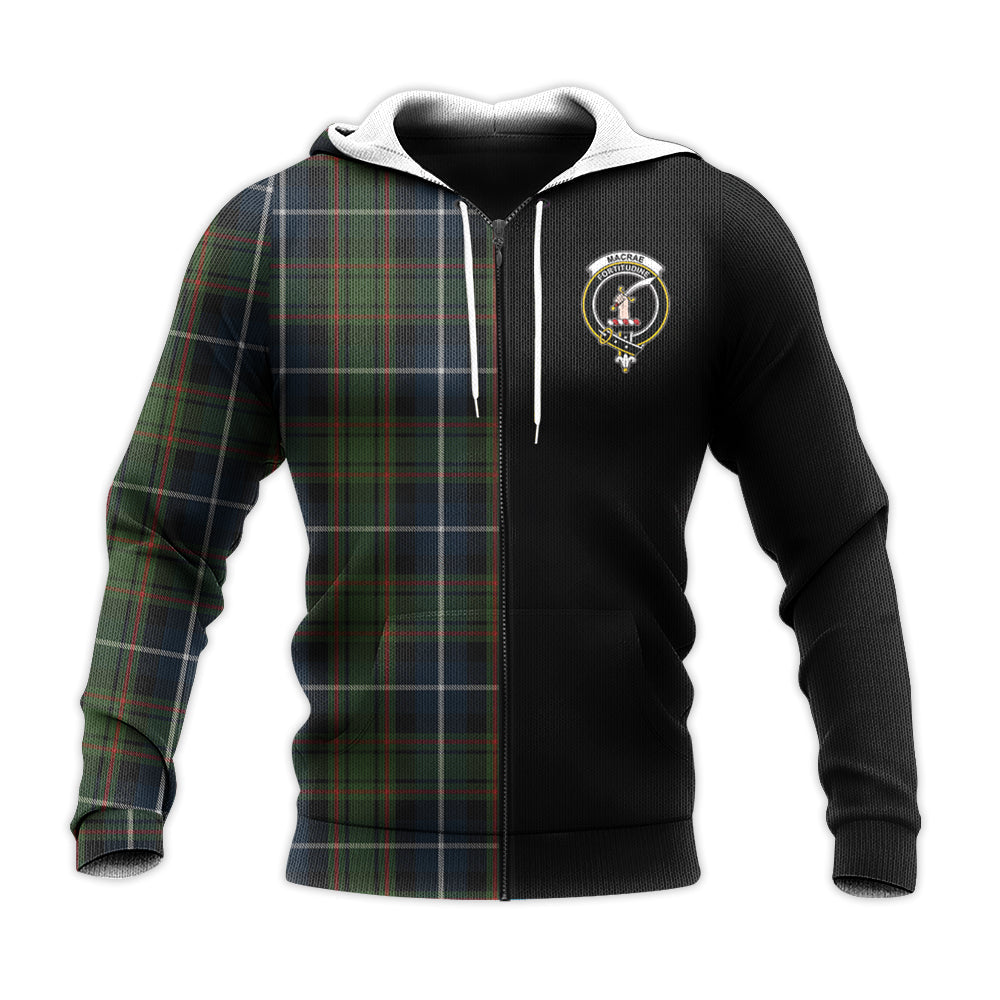 Printivon Macrae Hunting Tartan Personalize Half Hoodie