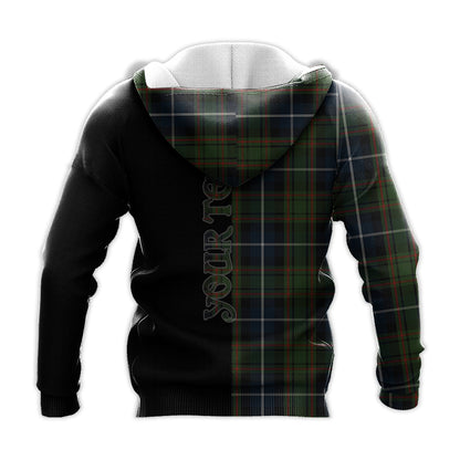 Printivon Macrae Hunting Tartan Personalize Half Hoodie