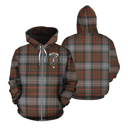 Printivon Macrae Hunting Weathered Tartan Hoodie