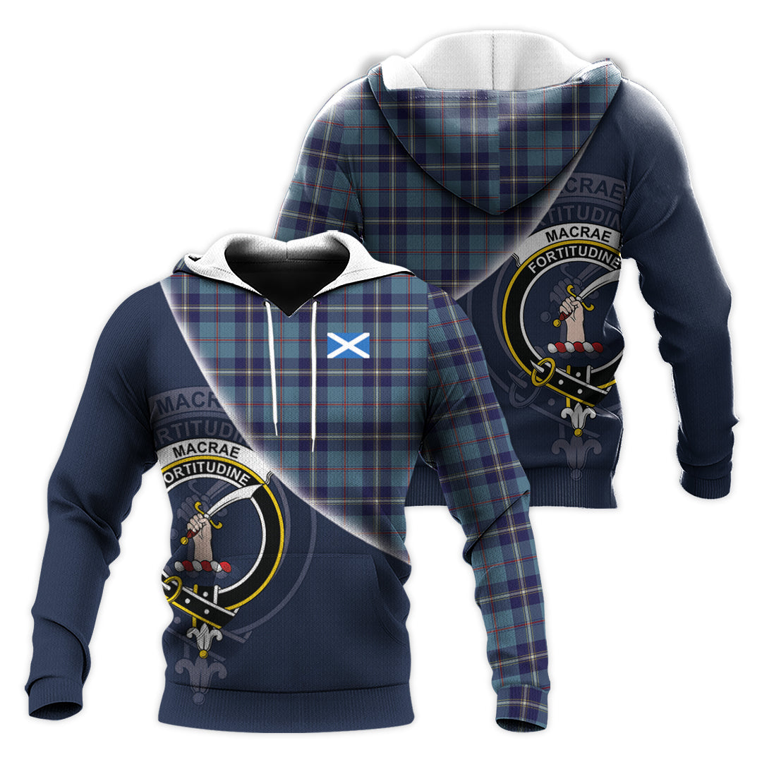 Printivon Macraes Of America Tartan Scottish Crest Hoodie