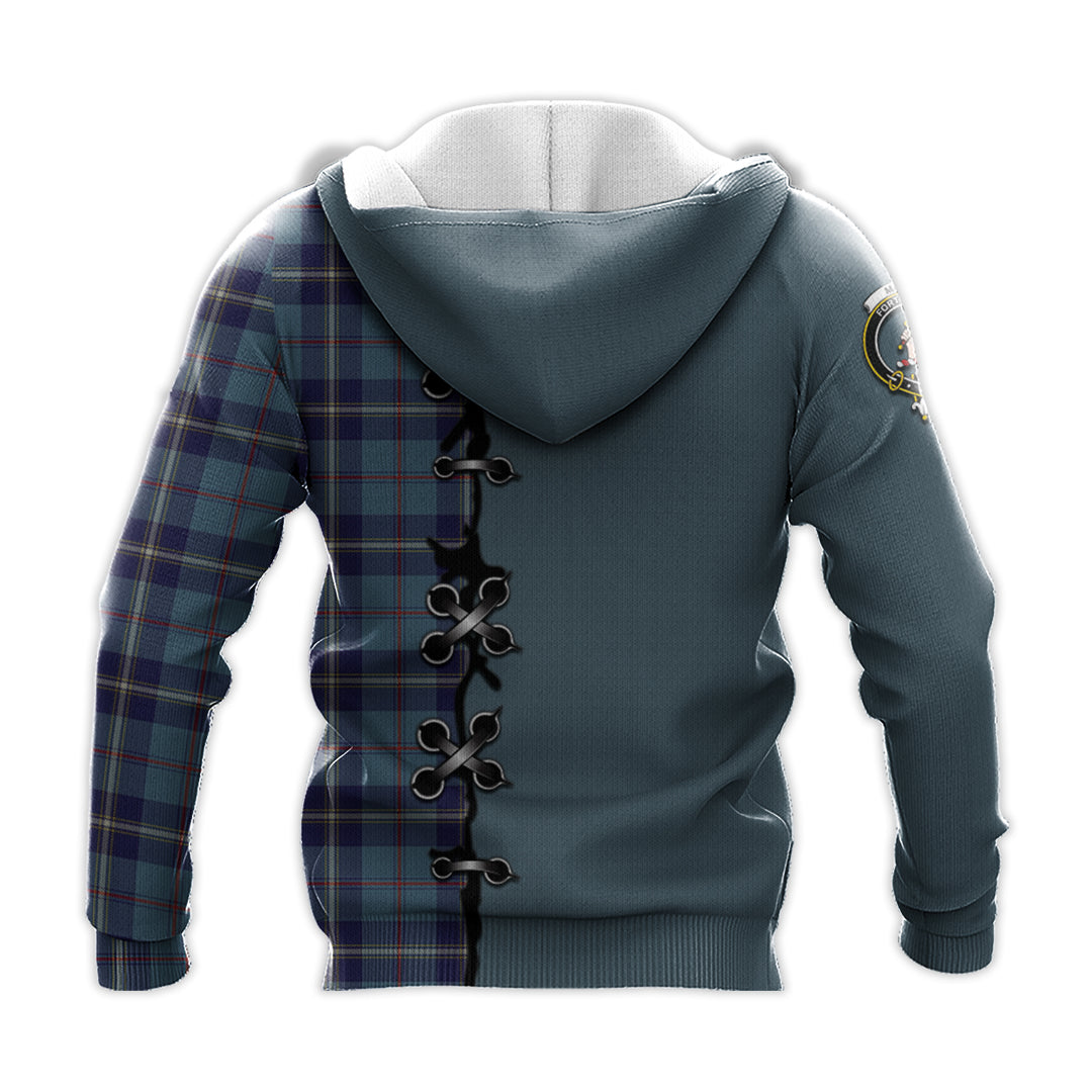 Printivon Macraes Of America Tartan Hoodie Lion Rampant And Celtic Thistle Style