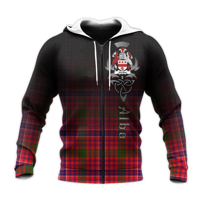 Printivon Macrow Tartan Crest Alba Celtic Hoodie