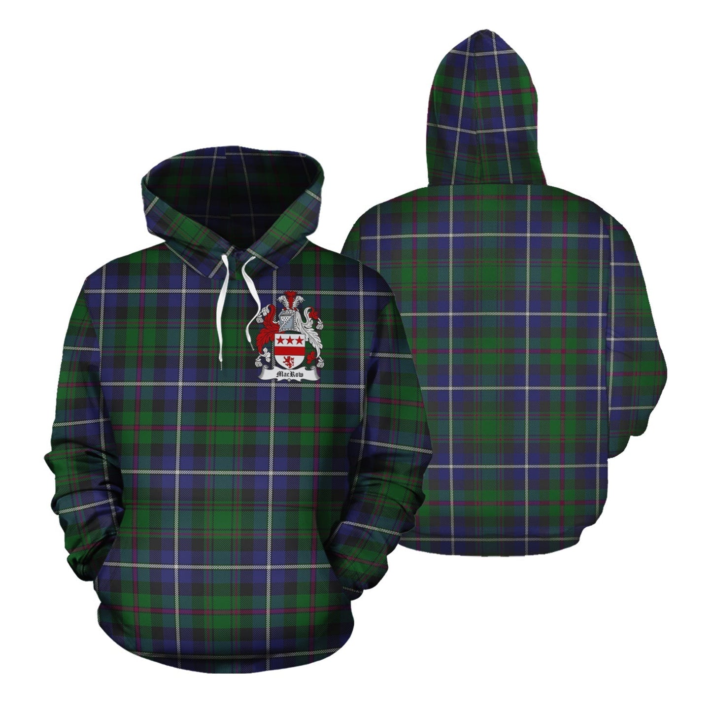 Printivon Macrow Hunting Tartan Hoodie